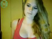 Busty blonde omegle videos